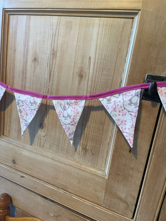 Pink Bunnies Bunting 🐰